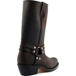 Grinders Unisex Harness Hi Biker Boots - Brown -Shoe Sales Shop Grinders HarnessHi Brown 5 10