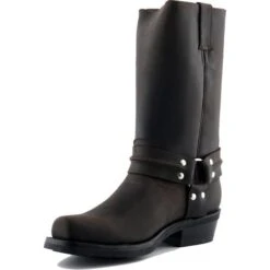 Grinders Mens Renegade Hi Harness Cowboy Biker Boots - Dark Brown 12 Grinders Mens Renegade Hi Harness Cowboy Biker Boots - Dark Brown -Shoe Sales Shop Grinders RenegadeHi Brown 2 30