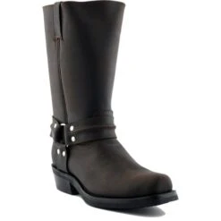 Grinders Mens Renegade Hi Harness Cowboy Biker Boots - Dark Brown 16 Grinders Mens Renegade Hi Harness Cowboy Biker Boots - Dark Brown -Shoe Sales Shop Grinders RenegadeHi Brown 6 30