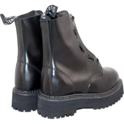 Grinders Womens Zip And Lace Ankle Boots - Black -Shoe Sales Shop Grinders ZipAndLace BlackRt 3 15