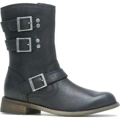 Harley Davidson Womens Dorilee 7" Engineer Boots - Black 4 Harley Davidson Womens Dorilee 7" Engineer Boots - Black - Image 2