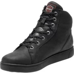 Harley Davidson Mens Watkins CE Motorcycle Boots - Black -Shoe Sales Shop HarleyDavidson Watkins Black 4 6