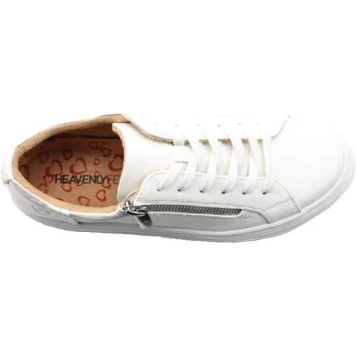 Heavenly Feet Womens Genoa 2 Shoes - White 6 Heavenly Feet Womens Genoa 2 Shoes - White - Image 4