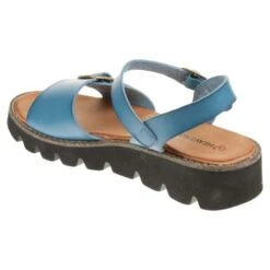 Heavenly Feet Womens Trudy Sandals - Blue -Shoe Sales Shop HeavenlyFeet Trudy Blue 2 6