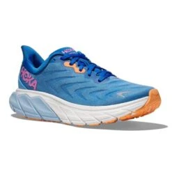 Hoka Womens Arahi 6 Road Running Shoes - All Aboard Coastal Sky -Shoe Sales Shop Hoka Arahi6 AACS 6 14