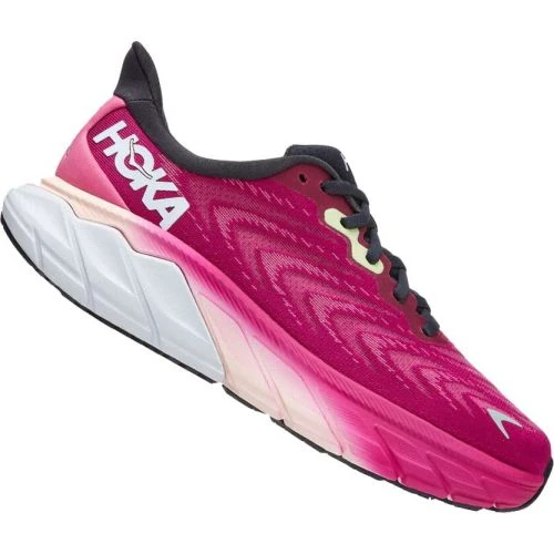 Hoka Womens Arahi 6 Wide Fit Running Shoes - Festival Fuschia Ibis Rose 4 Hoka Womens Arahi 6 Wide Fit Running Shoes - Festival Fuschia Ibis Rose - Image 2