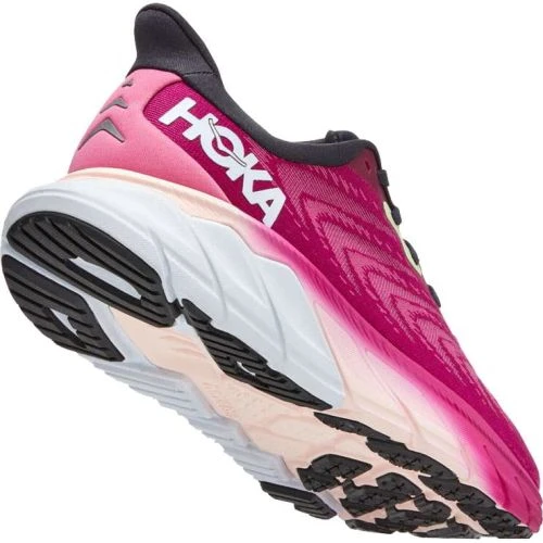 Hoka Womens Arahi 6 Wide Fit Running Shoes - Festival Fuschia Ibis Rose 8 Hoka Womens Arahi 6 Wide Fit Running Shoes - Festival Fuschia Ibis Rose - Image 6