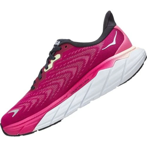 Hoka Womens Arahi 6 Wide Fit Running Shoes - Festival Fuschia Ibis Rose 5 Hoka Womens Arahi 6 Wide Fit Running Shoes - Festival Fuschia Ibis Rose - Image 3