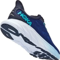 Hoka Mens Arahi 6 Road Running Shoes Trainers - Outer Space Bellweather Blue -Shoe Sales Shop Hoka Arahi6 OSBB 5 18