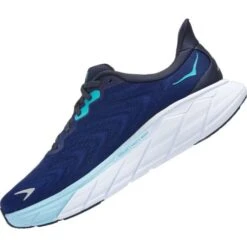 Hoka Mens Arahi 6 Road Running Shoes Trainers - Outer Space Bellweather Blue -Shoe Sales Shop Hoka Arahi6 OSBB 6 18