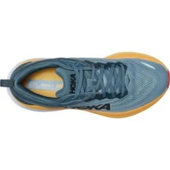 Hoka Mens Bondi 8 Wide Running Shoes - Goblin Blue Mountain Spring 14 Hoka Mens Bondi 8 Wide Running Shoes - Goblin Blue Mountain Spring -Shoe Sales Shop Hoka Bondi8Wide GoblinBlue 5 18