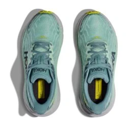 Hoka Womens Challenger 7 Wide Fit Trail Shoes Trainers - Green Mist Trellis -Shoe Sales Shop Hoka Challenger7 MGTR 6 15