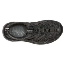 Hoka Mens Hopara Walking Sandals - Black Black -Shoe Sales Shop Hoka Hopara Black 4 8