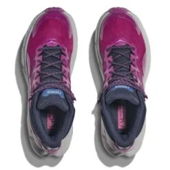 Hoka Womens Trail Code Walking Boots - Beautyberry Harbor Mist -Shoe Sales Shop Hoka TrailCode Beautyberry 2 7