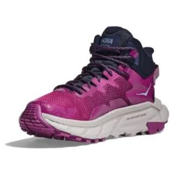 Hoka Womens Trail Code Walking Boots - Beautyberry Harbor Mist -Shoe Sales Shop Hoka TrailCode Beautyberry 3 7