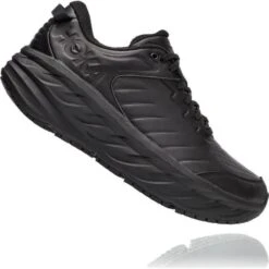 Hoka Mens Bondi SR Trainer - Black Black -Shoe Sales Shop HokaOneOne BondiSR BBLC 2 1