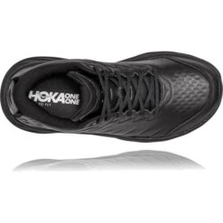 Hoka Mens Bondi SR Trainer - Black Black -Shoe Sales Shop HokaOneOne BondiSR BBLC 5 1