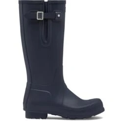 Hunter Mens Original Side Adjustable Boots - Navy -Shoe Sales Shop Hunter MOriginalSideAdj Navy 1 7