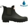 Hunter Womens Original Chelsea Wellington Boots - Dark Olive -Shoe Sales Shop Hunter OriginalChelsea DkOlive 6