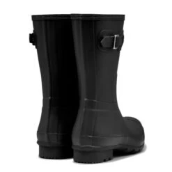 Hunter Mens Original Short Wellies Rain Boots - Black -Shoe Sales Shop Hunter OriginalShortMens Black 3 7