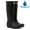 Hunter Mens New Original Tall Wellies Rain Boots - Black -Shoe Sales Shop Hunter OriginalTall Black 2NEW