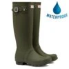Hunter Mens New Original Tall Wellies Rain Boots - Dark Olive 1 Hunter Mens New Original Tall Wellies Rain Boots - Dark Olive -Shoe Sales Shop Hunter OriginalTall Green 1NEW
