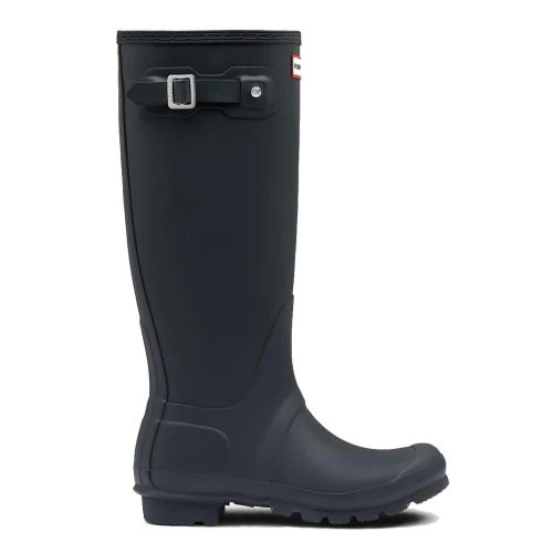 Hunter Mens New Original Tall Wellies Rain Boots - Navy 5 Hunter Mens New Original Tall Wellies Rain Boots - Navy - Image 3