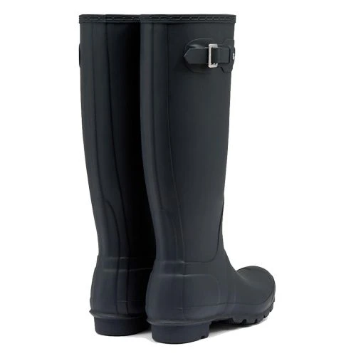 Hunter Mens New Original Tall Wellies Rain Boots - Navy 6 Hunter Mens New Original Tall Wellies Rain Boots - Navy - Image 4