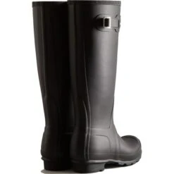 Hunter Womens Original Tall Insulated Wellington Boots - Black -Shoe Sales Shop Hunter TallInsulated Black 3 5