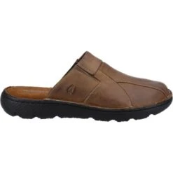 Hush Puppies Mens Carson Clogs - Brown