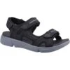 Hush Puppies Mens Castro Sandals - Black -Shoe Sales Shop HushPuppies Castro Black 1 6