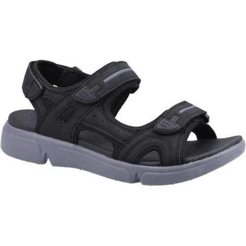 Hush Puppies Mens Castro Sandals - Black 3 Hush Puppies Mens Castro Sandals - Black
