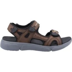 Hush Puppies Mens Castro Sandals - Brown 7 Hush Puppies Mens Castro Sandals - Brown -Shoe Sales Shop HushPuppies Castro Brown 4 7
