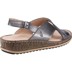 Hush Puppies Womens Elena Sandals - Pewter -Shoe Sales Shop HushPuppies Elena Pewter 3 6