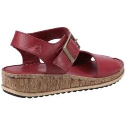 Hush Puppies Womens Ellie Sandals - Red 8 Hush Puppies Womens Ellie Sandals - Red -Shoe Sales Shop HushPuppies Ellie Bordeaux 2 6