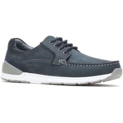 Hush Puppies Mens Flynn Boat Shoes - Navy
