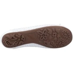 Hush Puppies Womens Janelle Ballerina Pumps - White -Shoe Sales Shop HushPuppies Janelle White 3 7