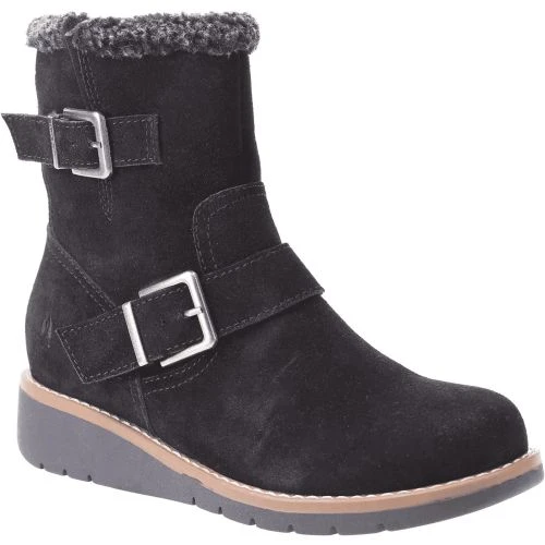 Hush Puppies Womens Lexie Water Resistant Boots - Black 3 Hush Puppies Womens Lexie Water Resistant Boots - Black