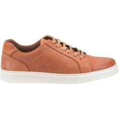 Hush Puppies Mens Mason Trainers - Tan -Shoe Sales Shop HushPuppies Mason Tan 4 7
