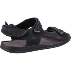 Hush Puppies Mens Neville Sandals - Black 8 Hush Puppies Mens Neville Sandals - Black -Shoe Sales Shop HushPuppies Neville Black 2 7