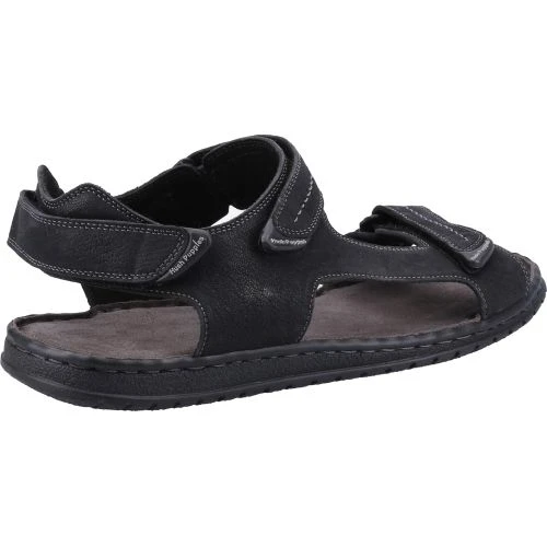 Hush Puppies Mens Neville Sandals - Black 5 Hush Puppies Mens Neville Sandals - Black - Image 3