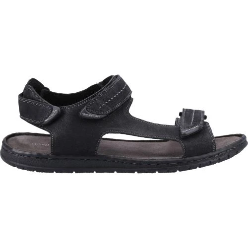 Hush Puppies Mens Neville Sandals - Black 3 Hush Puppies Mens Neville Sandals - Black