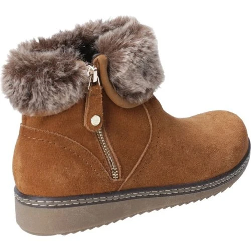 Hush Puppies Womens Penny Warm Lined Ankle Boot - Tan 5 Hush Puppies Womens Penny Warm Lined Ankle Boot - Tan - Image 3