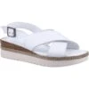 Hush Puppies Womens Saphira Sandals - White -Shoe Sales Shop HushPuppies Saphira White 2 6