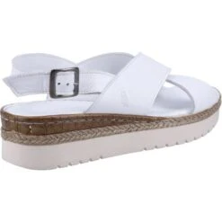 Hush Puppies Womens Saphira Sandals - White 8 Hush Puppies Womens Saphira Sandals - White -Shoe Sales Shop HushPuppies Saphira White 3 6