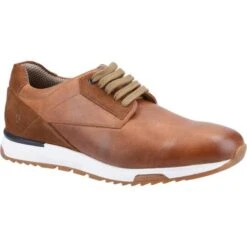 Hush Puppies Mens Simon Trainers - Tan