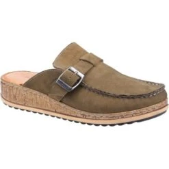 Hush Puppies Womens Sorcha Clogs - Khaki