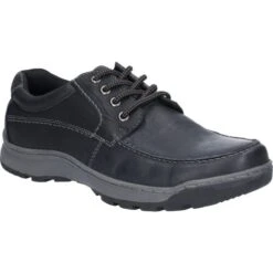 Hush Puppies Mens Tucker Shoes - Black