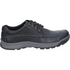 Hush Puppies Mens Tucker Shoes - Black -Shoe Sales Shop HushPuppies TuckerRT Black 4 1