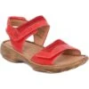 Josef Seibel Womens Debra 19 Sandals - Rot Kombi